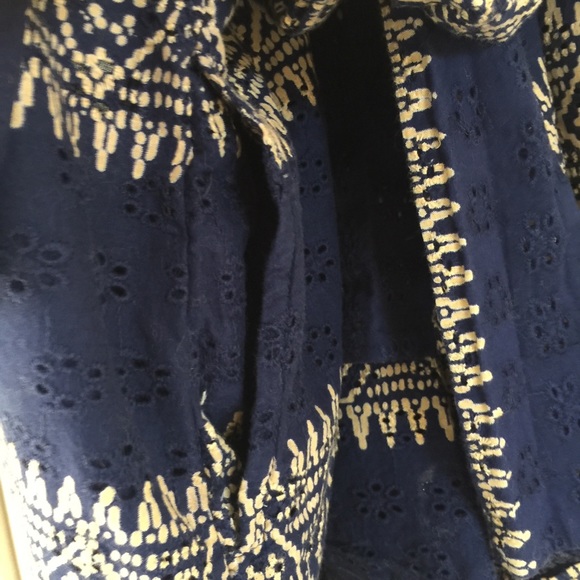 Tularosa REVOLVE Navy High Waist Eyelet Shorts XXS - Picture 8 of 8